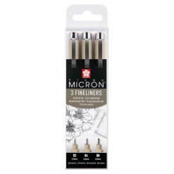 Liner Sakura Pigma Micron - set 3 linere