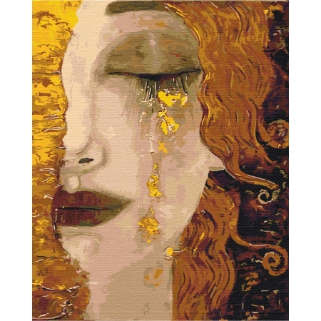 Pictura pe numere - Golden tears. Anne-Marie Zilberman