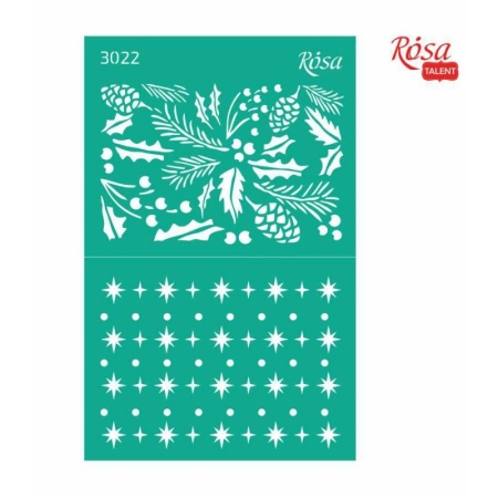 Sablon adeziv 13 x 20 cm. nr.3022 - new year