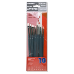 Set 10 pensule pictura Hobby P10531