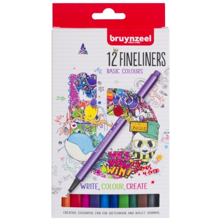 Set Bruynzeel Fineliner 12