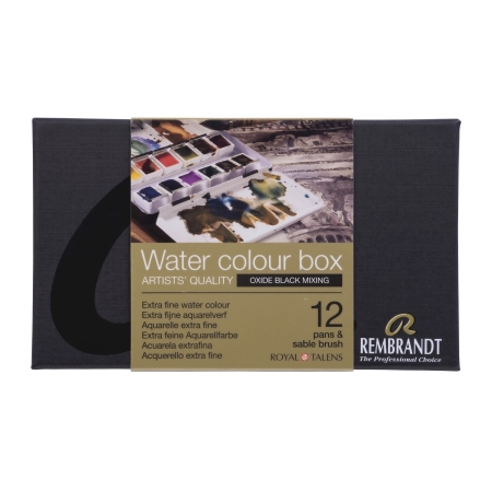 Set acuarele Rembrandt Oxide Black Mixing 12