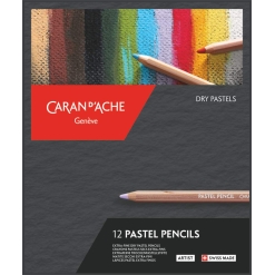 Set creiane colorate Caran d Ache pastel 12