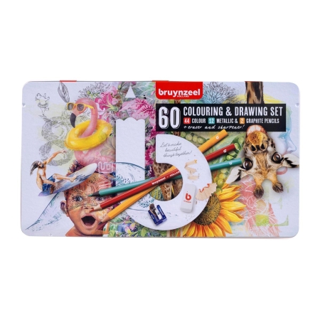 Set creioane colorate Bruynzeel Creative Artists 60