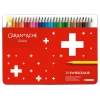 Set creioane colorate Caran d Ache Swisscolor Metal 30