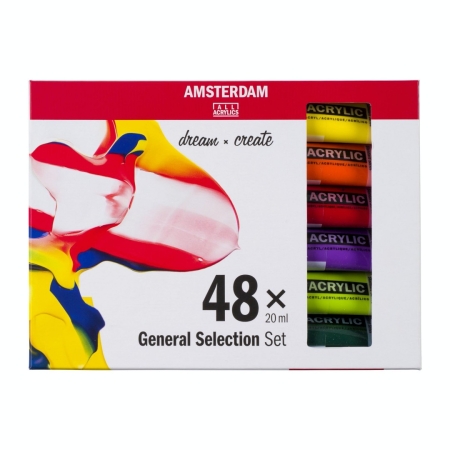 Set culori acrilice Amsterdam Standard 20 ml. x 48