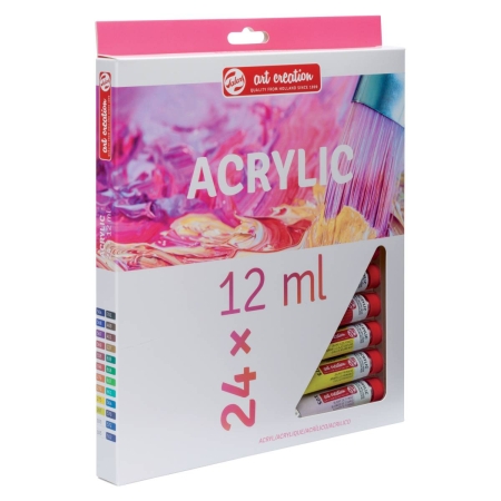 Set culori acrilice Art Creation 12 ml. x 24