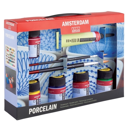 Set culori ceramica Amsterdam Porcelain Starter Set