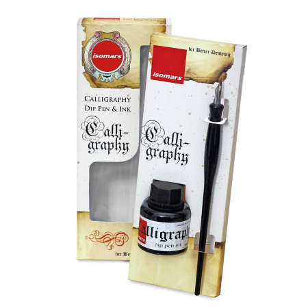 Set de caligrafie Isomars Dip Pen & Ink