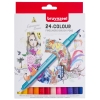 Set markere Creatives Fineliner Brush pen 24