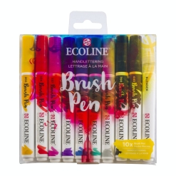 Set markere Ecoline Brushpen Handlettering 10