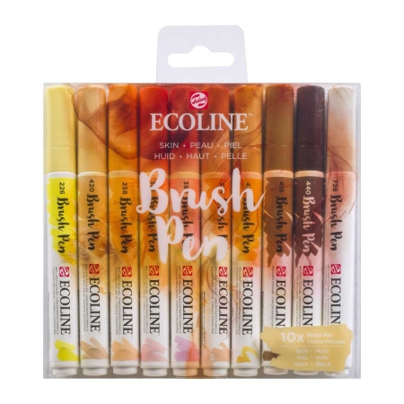 Set markere Ecoline Brushpen Skin 10