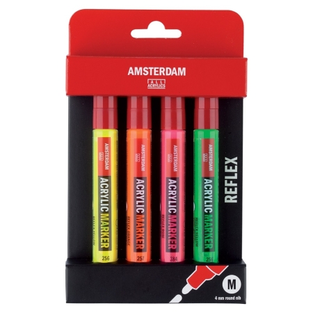 Set markere acrilice Amsterdam M Reflex Set