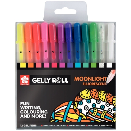 Set pixuri colorate Gelly Moonlight Set 12